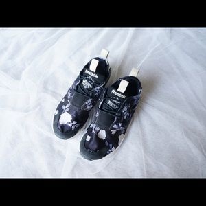 CLOSING Reebok floral shoes